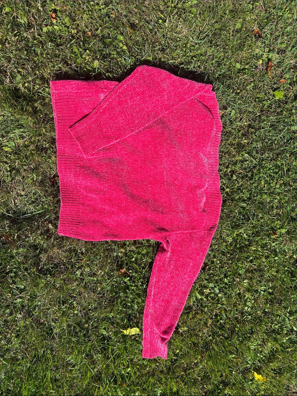 Tommy Bahama Bright Pink Chenille Crew Neck Sweater